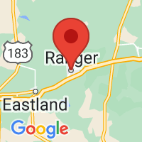 Map of Ranger, TX US